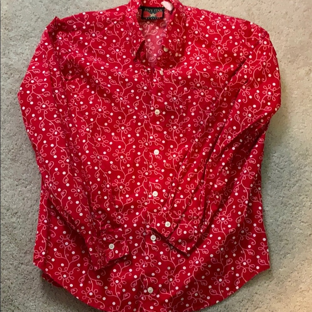 Western long sleeve button up shirt